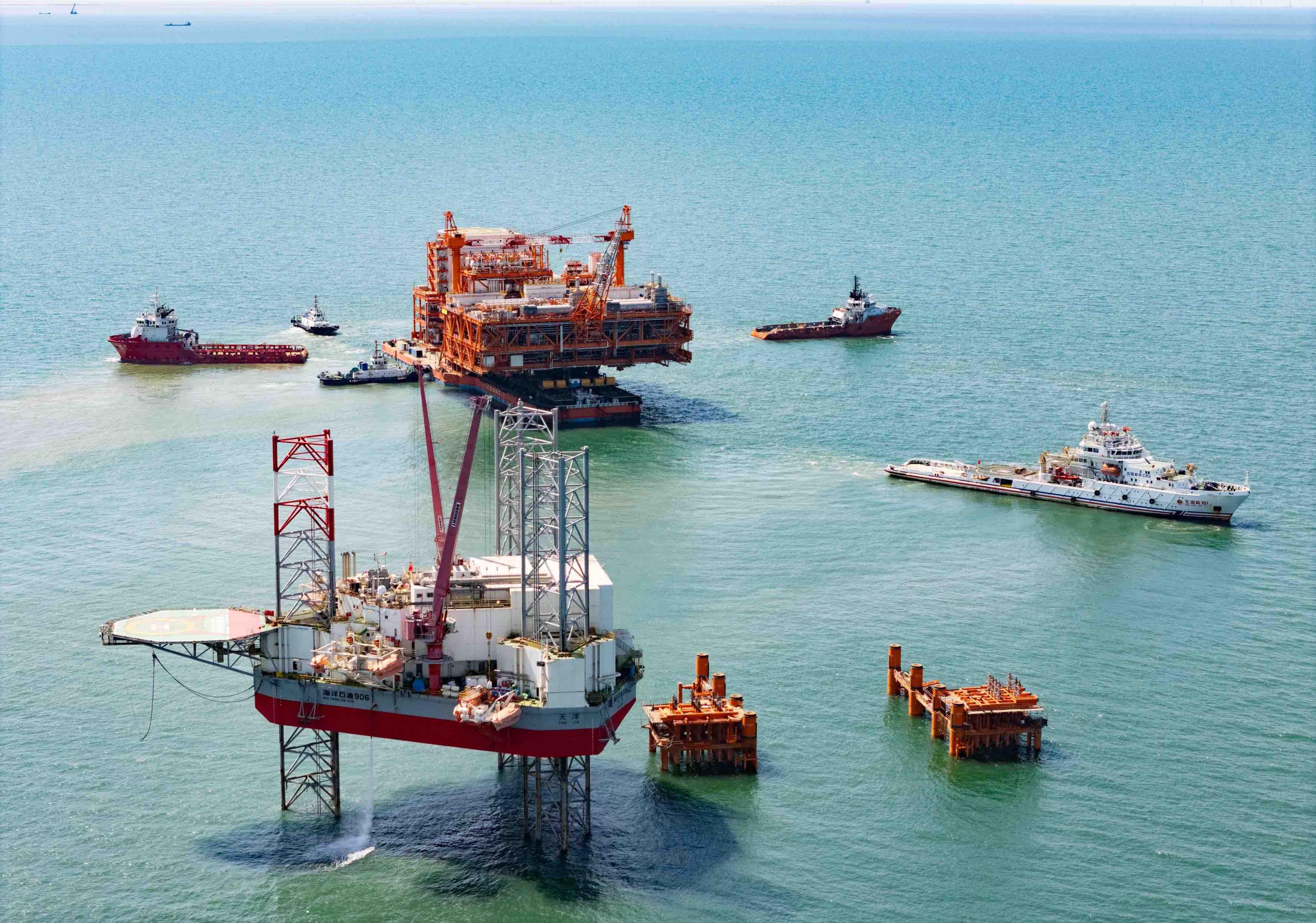 海上船舶无线专网场景图